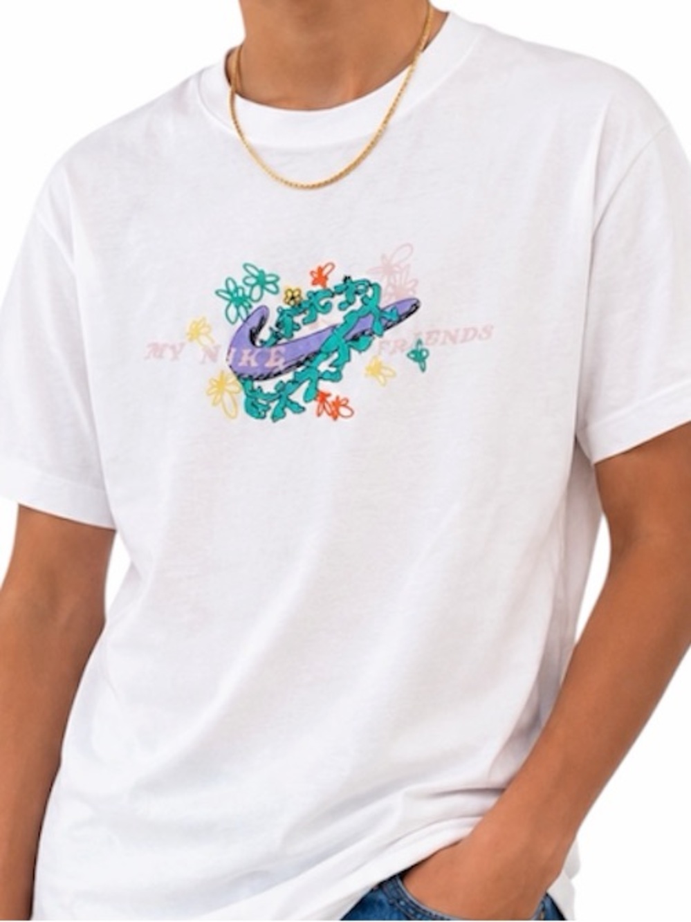 🆕 Nike Logo Embossed Skateboard Youth Tee